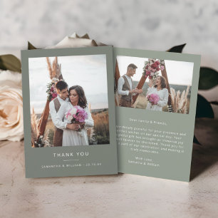 Mariage simple et minimaliste merci 2 photos