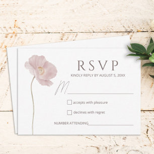 Mariage simple Fleur sauvage Boho RSVP