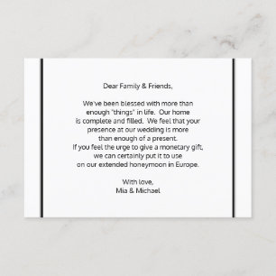 Mariage Souhaite de bonnes cartes personnalisées m