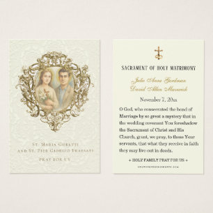 Mariage Ste Marie Goretti & St Pier Giorgio