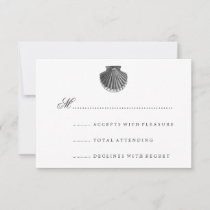 Mariage sur la Plage RSVP Coquille Saint-Jacques N