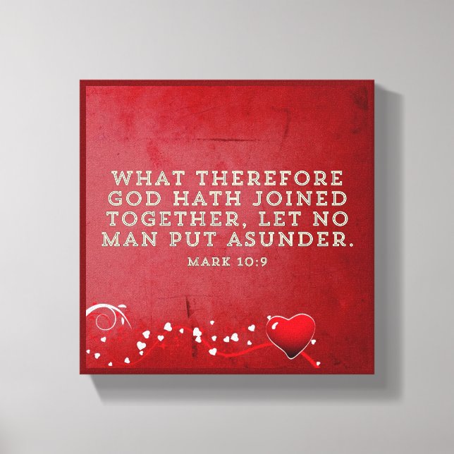 Mariage - Toile Emballée Premium (Gloss) (Recto)