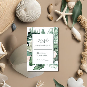 Mariage tropical botanique RSVP