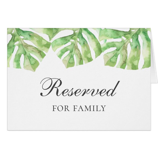 Mariage tropical. Été signe exotique réservé (Devant Horizontal)