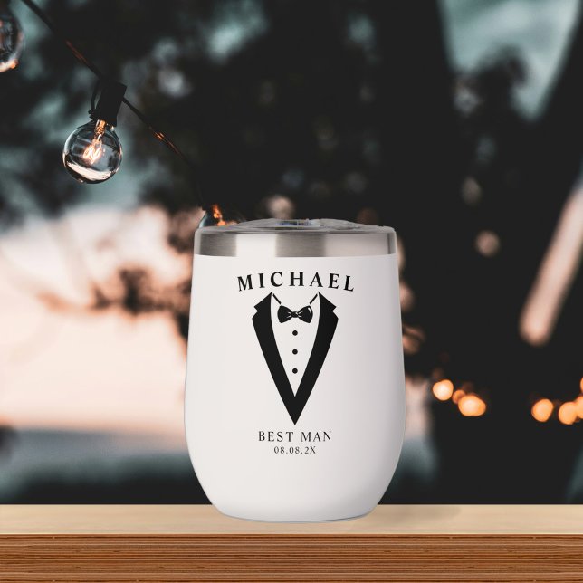 Mariage Tuxedo Meilleur Homme Personnalisé (Créateur téléchargé)