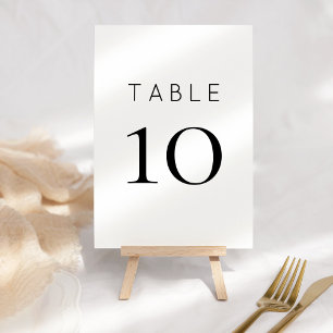 Mariage vert Silvery Sage Numéro de table