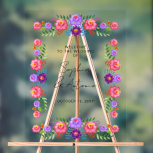 Mariage Vibrant Floral Fiesta Mexicain
