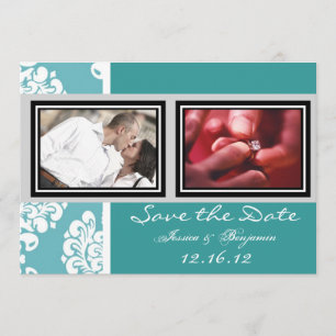 Mariage vintage mignon Enregistrer les cartes de d