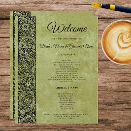 Mariage Vintage, Programme à défilement floral vic