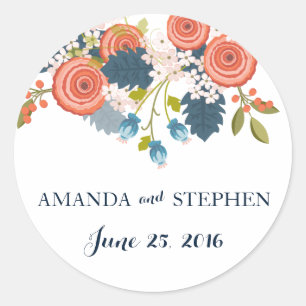 Mariage Wild Garden Stickers Favonalized