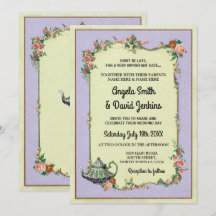 Mariage Wonderland Invitation Afternoon Tea Tea Te