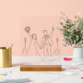 Mariage Woo ! Enseigne déco en acrylique