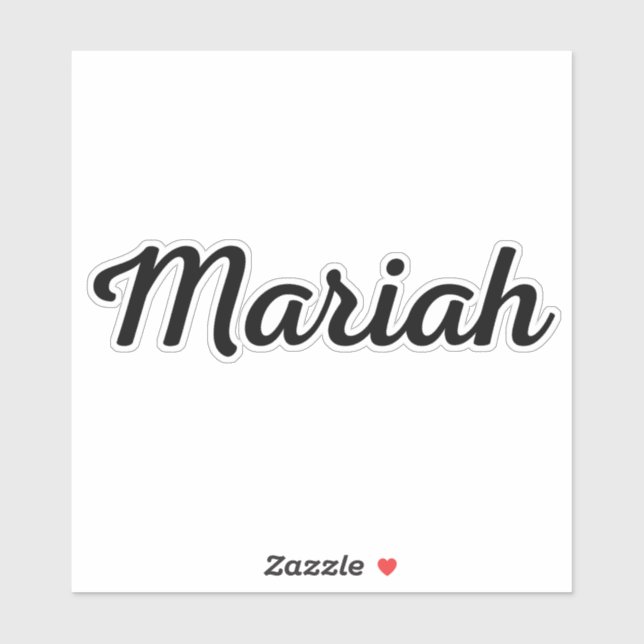 Mariah Aufkleber (Blatt)