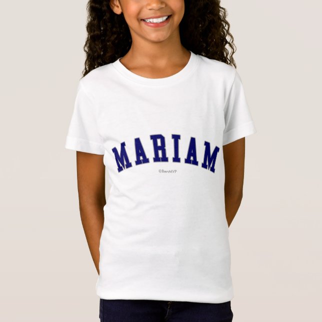 Mariam T-Shirt (Vorderseite)