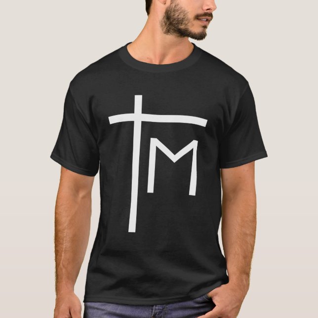 Marian Cross Hoodie Katholischer Papst Saint Johan T-Shirt (Vorderseite)
