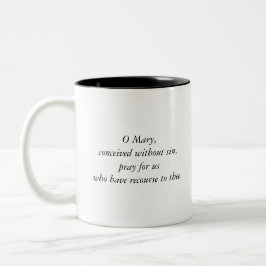 Marian Ikonen-Tasse Zweifarbige Tasse