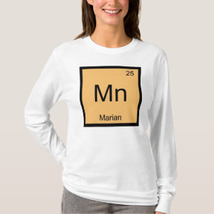 Marian Name Chemie Element Periodensystem T-Shirt