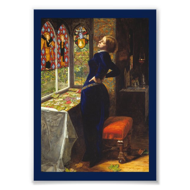 Mariana am Fenster Fotodruck (Vorne)