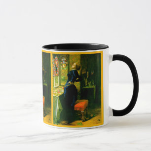 Mariana im Moated Gutshof ~John Everett Millais Tasse