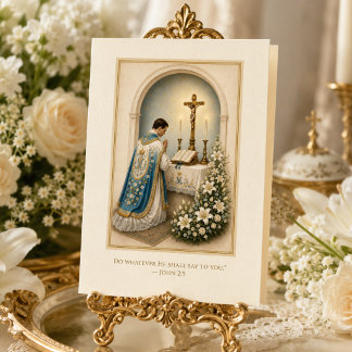 Marianische Priesterweihejubiläum Katholisch  Karte