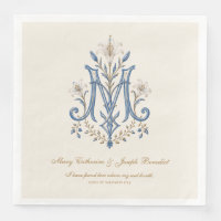 Marianisches Monogramm Katholische Hochzeit mit Sc