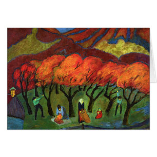 Marianne von Werefkin - Récolte de fruits en monta