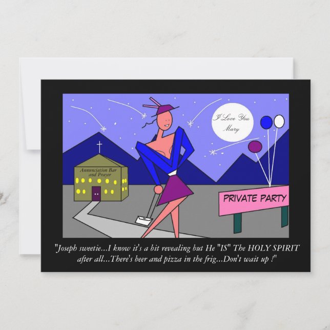 Marias Nachtkarte Karte (Vorderseite)