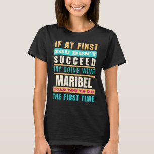 Maribel Personalisiert Name Maribel Vorname T-Shirt