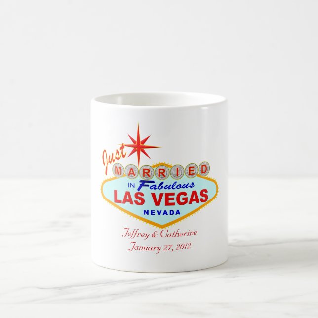 Marié à Las Vegas Coffee Mug (Centre)