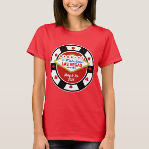 Marié à Vegas Poker Chip T-Shirt