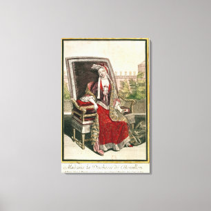 Marie-Anne Mancini Herzogin der Fleischbrühe Leinwanddruck
