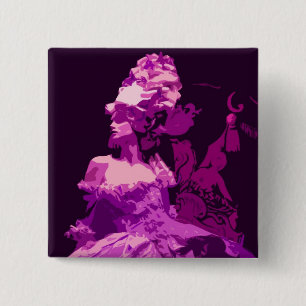 Marie Antionette - lila Button