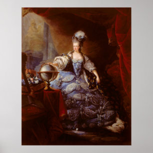 Marie Antoinett von Österreich durch Jean Baptiste Poster