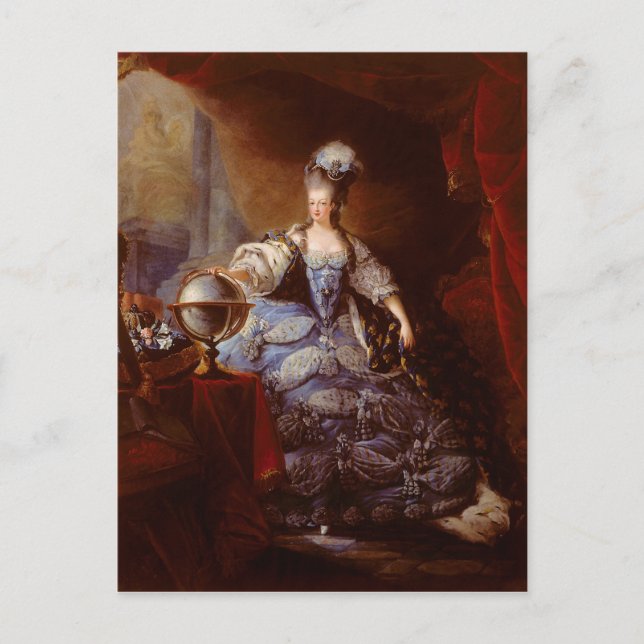 Marie Antoinett von Österreich, von Jean Baptiste  Postkarte (Vorderseite)
