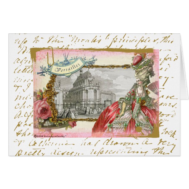 Marie Antoinette am Chateau Versailles (Vorderseite (Horizontal))