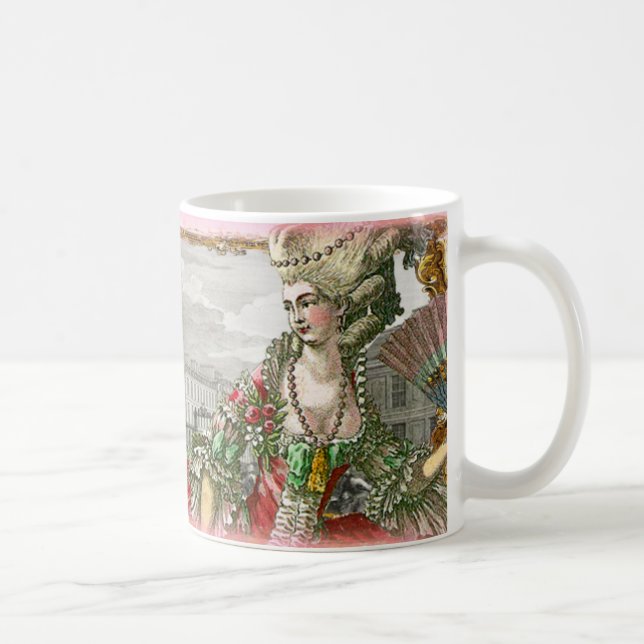 Marie Antoinette an der Versailles-Palast-Tasse Kaffeetasse (Rechts)