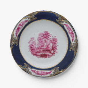 Marie Antoinette Blumengarten Chinoiserie Pappteller