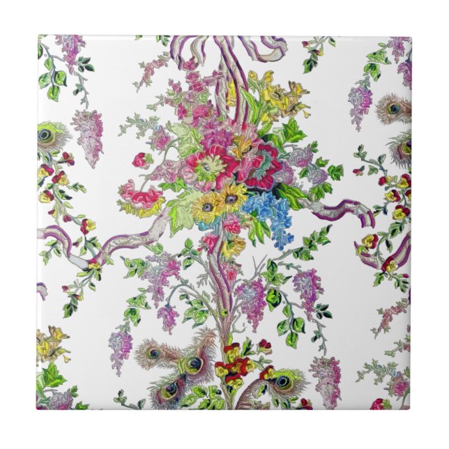 Marie Antoinette Boudoir Fliese (Vorderseite)