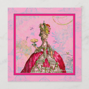 Marie Antoinette Bridal Dusche Einladung