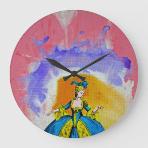 Marie Antoinette by Michael Moffa Große Wanduhr