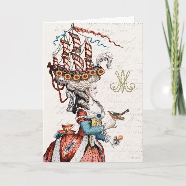 Marie Antoinette Card Karte (Vorderseite)