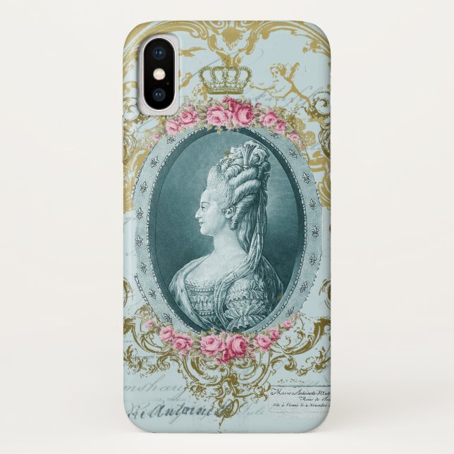 Marie Antoinette Case-Mate iPhone Hülle (Rückseite)