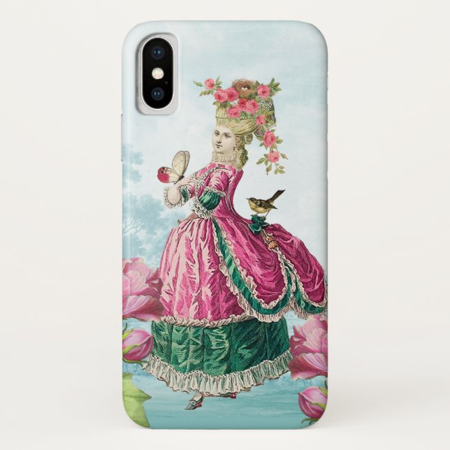 Marie Antoinette Case-Mate iPhone Hülle (Rückseite)