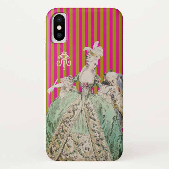 Marie Antoinette CHANGE FARBE (weitere Optionen) - Case-Mate iPhone Hülle (Rückseite)