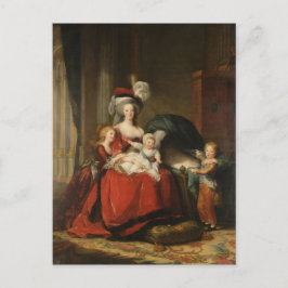 Marie Antoinette & Children Le Brun Fine Art Postkarte