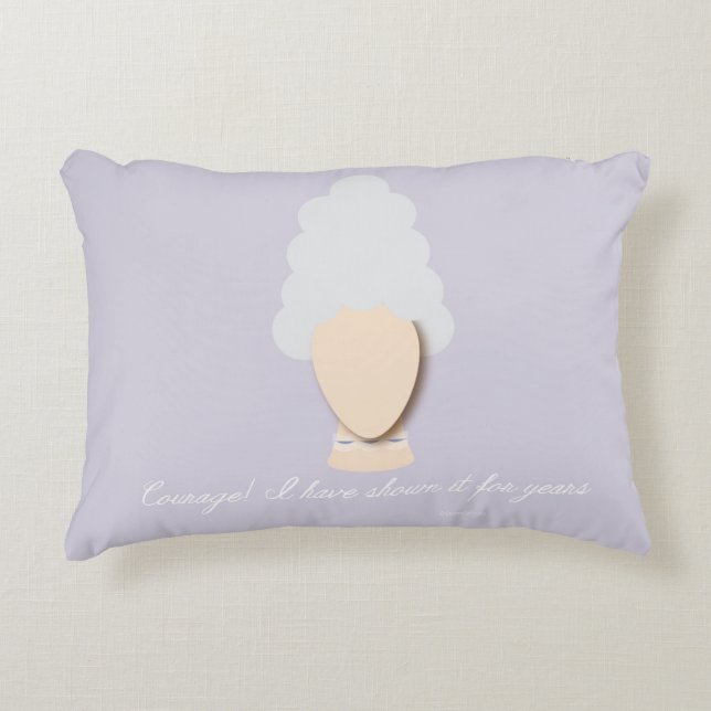 Marie Antoinette "Courage"Dekokissen Zierkissen (Vorderseite)