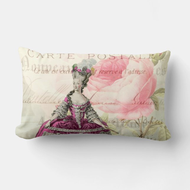 Marie Antoinette Coussin de Lumbar à Accent França (Recto)