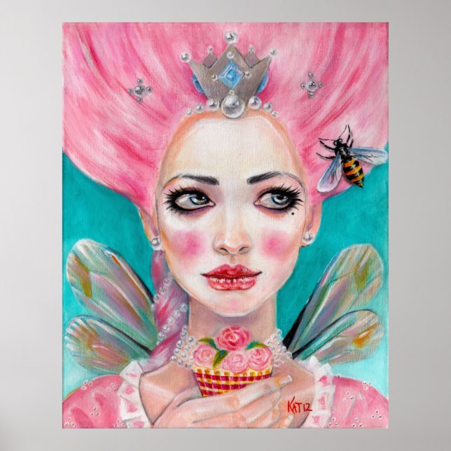 Marie Antoinette Cupcake Fee - Queen Bee poster (Vorne)