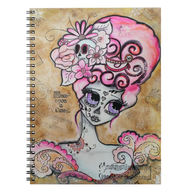 Marie Antoinette, Dia de Los Muertos Notizblock (Vorderseite)