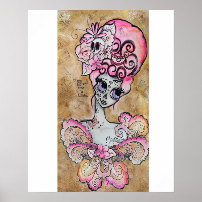 Marie Antoinette, Dia de los Muertos Poster (Vorne)